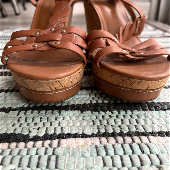 Franco Sarto Cork Wedges Size 9 - Picture 4 of 11